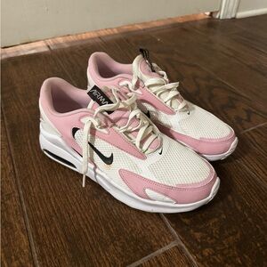Nike White and Pink Athletic Shoes
